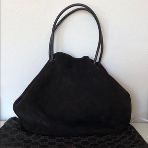 Gucci Brown Suede Shoulderbag